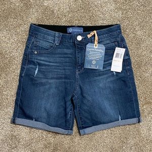 Democracy “Ab” Solution High Rise Jean Shorts Size 2